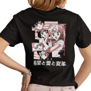 Camiseta Mujer Sailor Moon - Guerreras